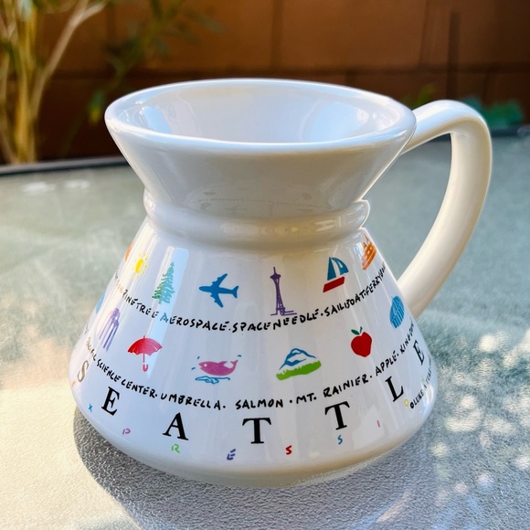 Vintage Seattle No Spill Mug Luke-a-Tuke Vtg 1990 - Picture 2 of 6